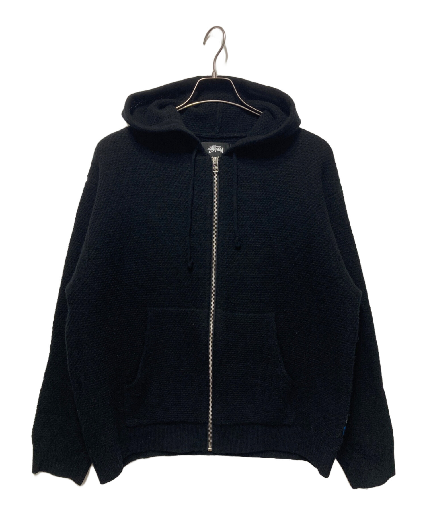 さきページ 中古・古着通販】stussy (ステューシー) Textured Zip Hooded Sweater