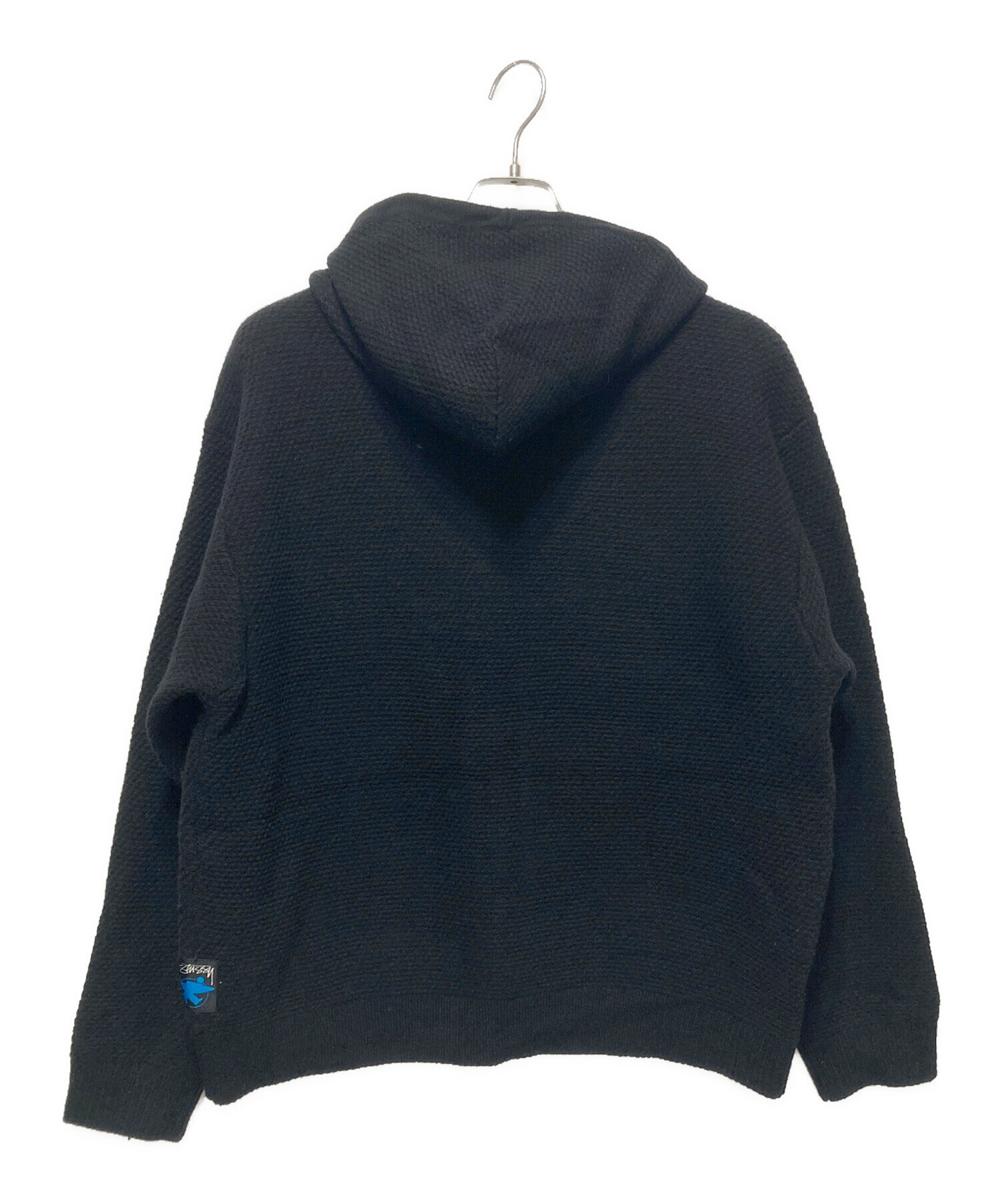 中古・古着通販】stussy (ステューシー) Textured Zip Hooded Sweater