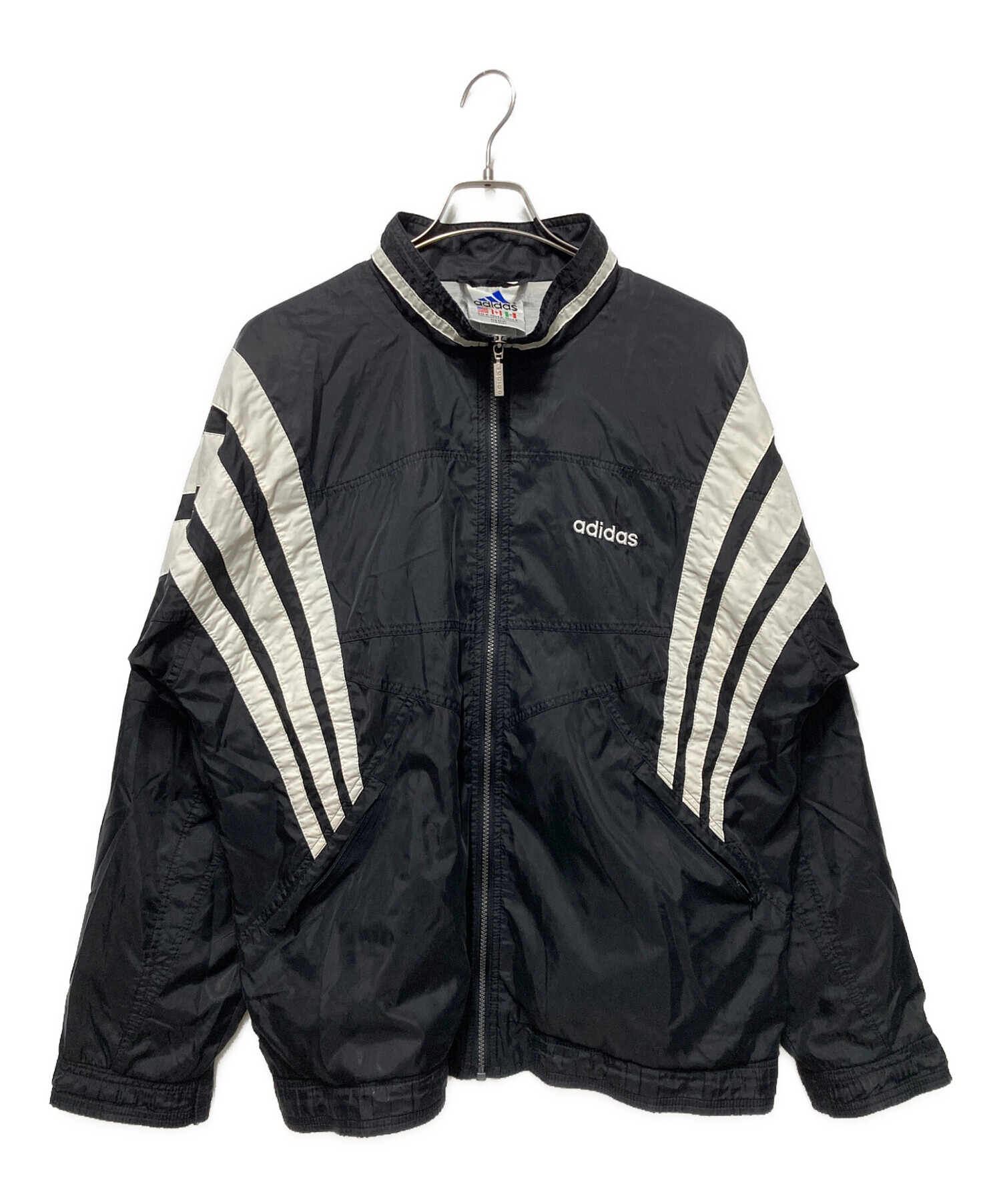 中古・古着通販】adidas (アディダス) ナイロンジャケット ブラック