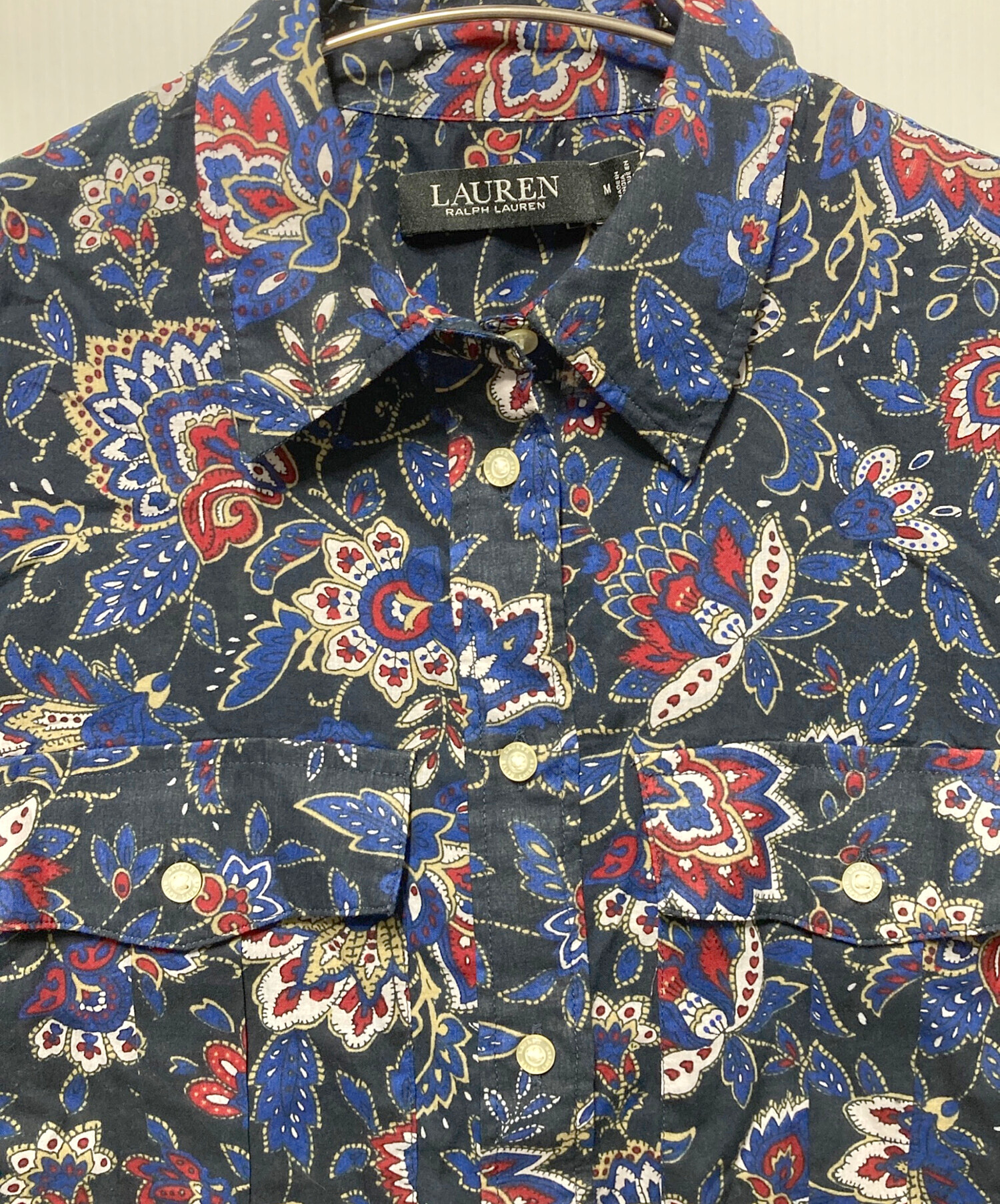 中古・古着通販】RALPH LAUREN (ラルフローレン) 長袖シャツ マルチ 