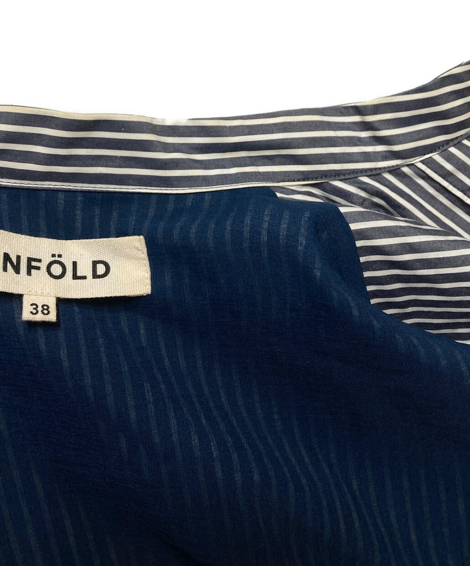 中古・古着通販】ENFOLD (エンフォルド) ストライプ切替ノースリーブ