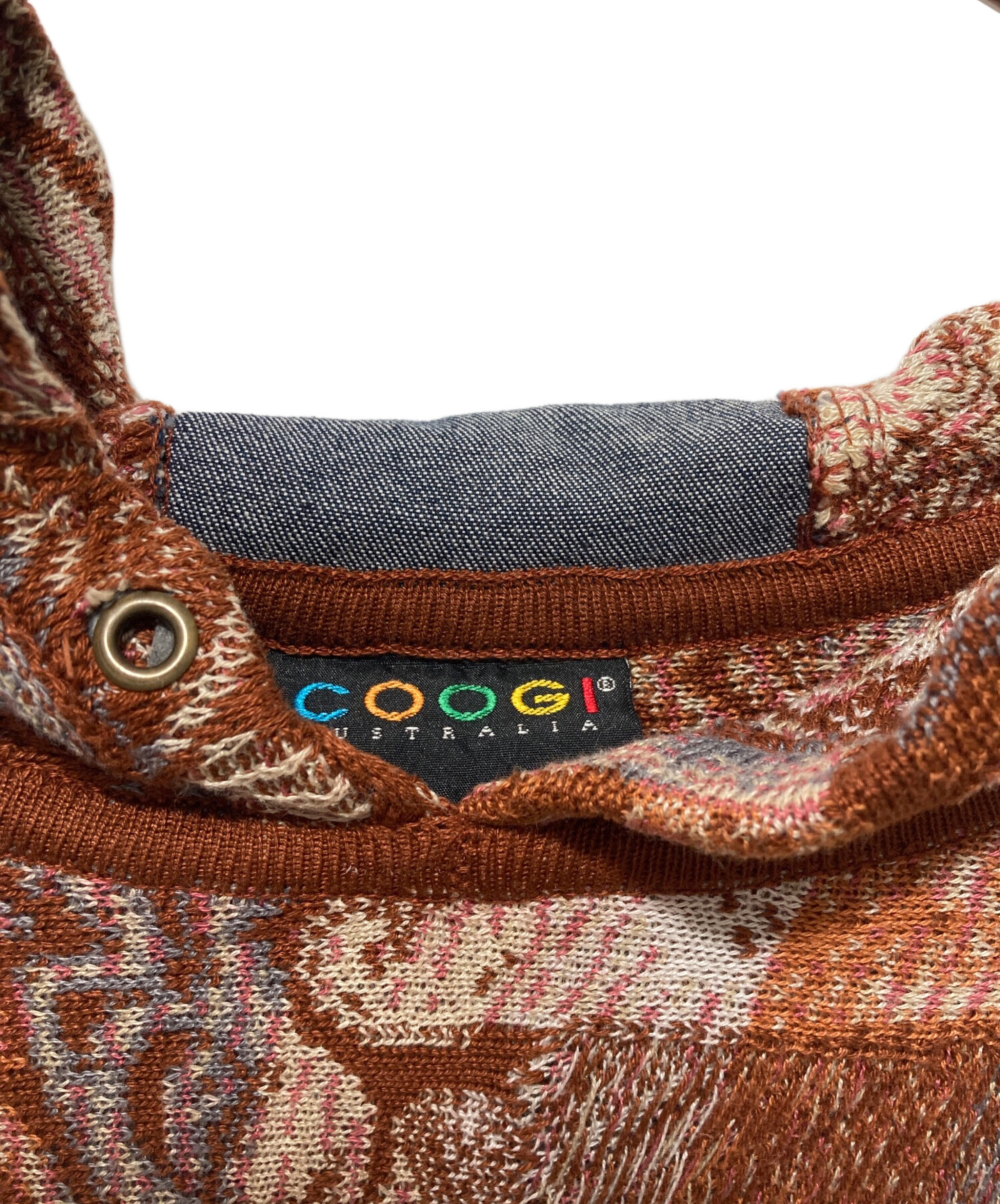 COOGI 3Dニット セーター ブラウン XXL 中古・古着通販】Coogi