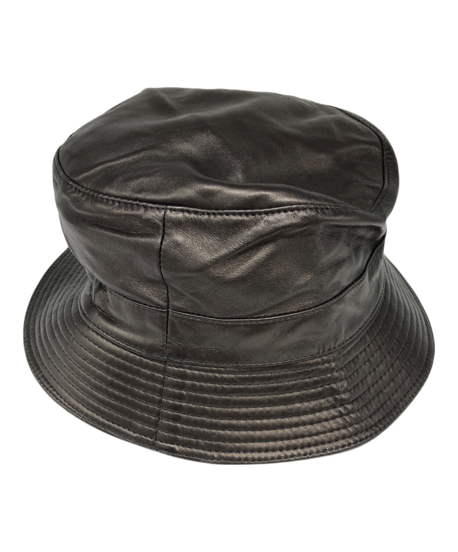 中古・古着通販】HERMES (エルメス) MOTSCH レザーバケットハット