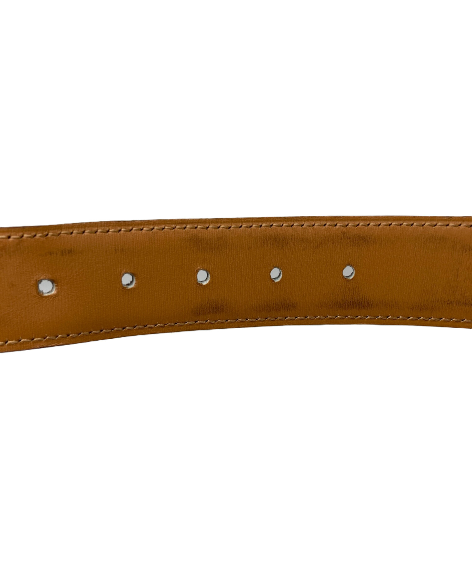 HERMÈS ブラウンレザーベルト 調整可能 中古・古着通販】HERMES (エルメス) レザーベルト ブラウン｜ブランド