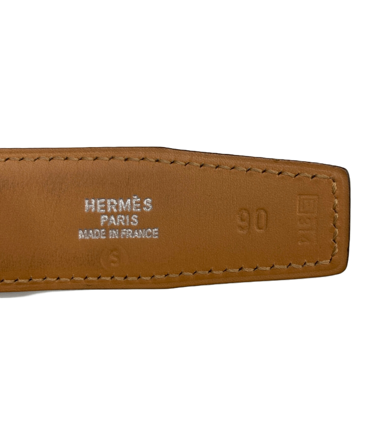 中古・古着通販】HERMES (エルメス) レザーベルト ブラウン｜ブランド