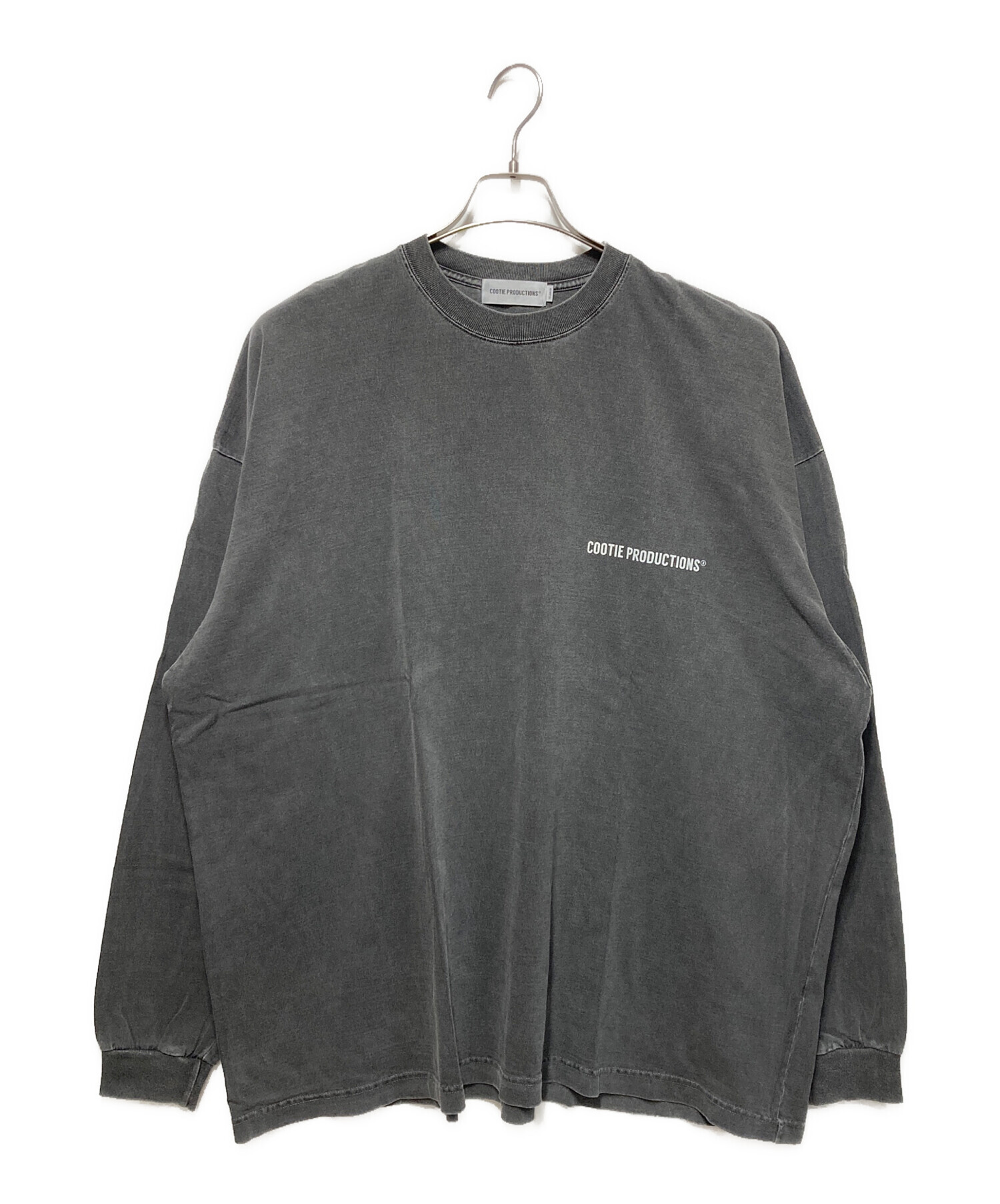 COOTIE PRODUCTIONS ロングスリーブTシャツ グレー S 中古・古着通販】COOTIE PRODUCTIONS (クーティープロダクツ) ロング