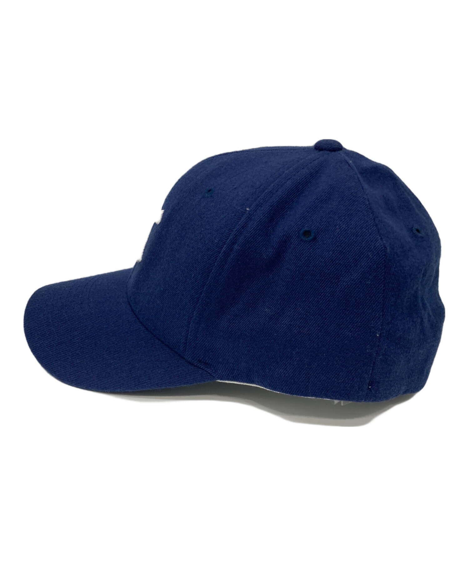 90s STUSSY ステューシー　デニムインディゴ　立体ロゴキャップ L-XL 中古・古着通販】stussy (ステューシー) 90`s刺繍 キャップ インディゴ