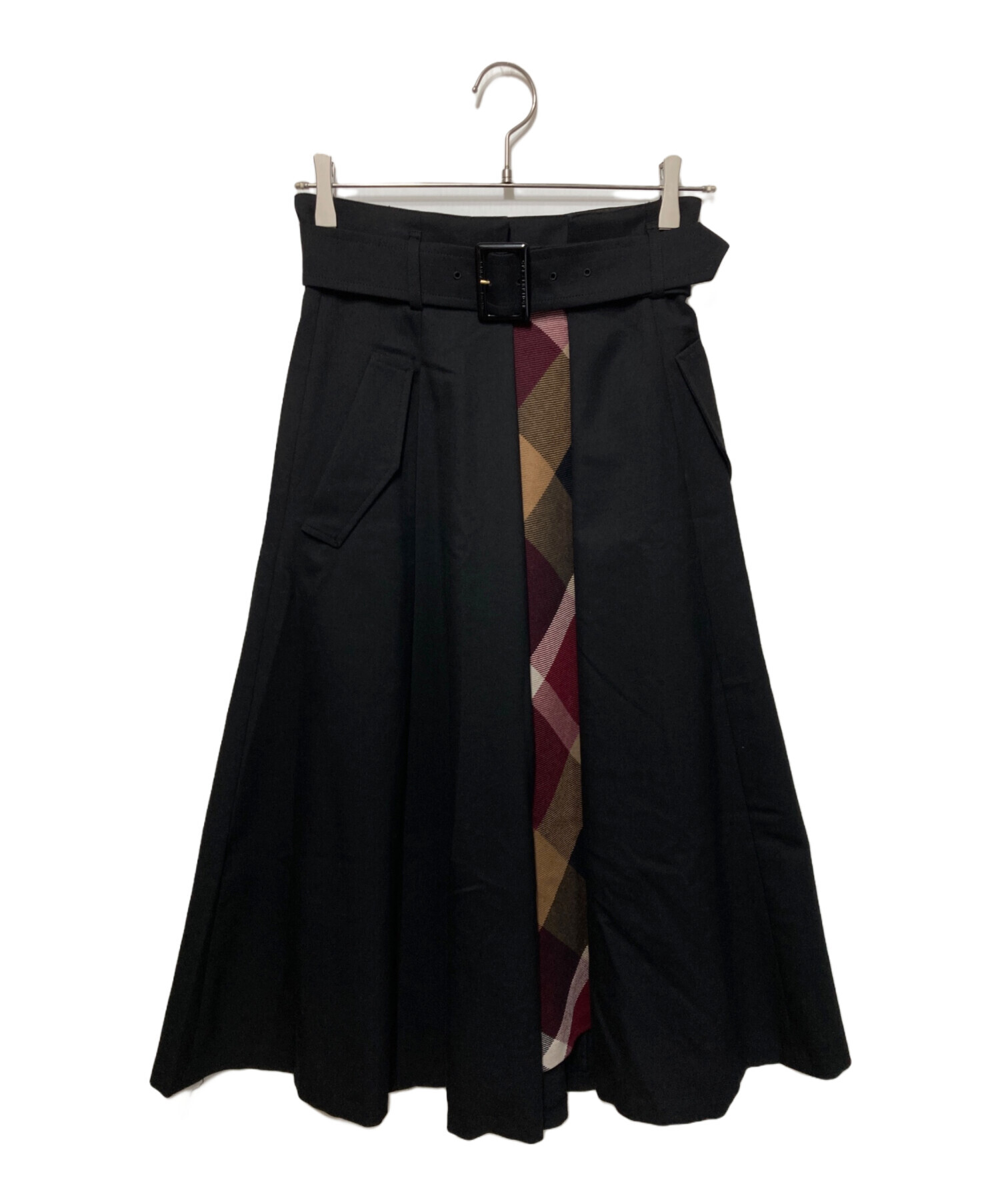 バーバリーburberry Blue Label ウールスカート　38（M） 中古・古着通販】BURBERRY BLUE LABEL (バーバリー ブルー レーベル
