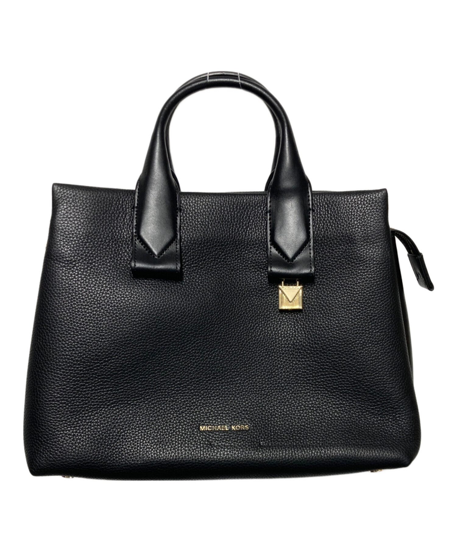 MICHAEL KORS 2way ハンドバッグ ブラック 中古・古着通販】MICHAEL KORS (マイケルコース) 2WAYバッグ ブラック