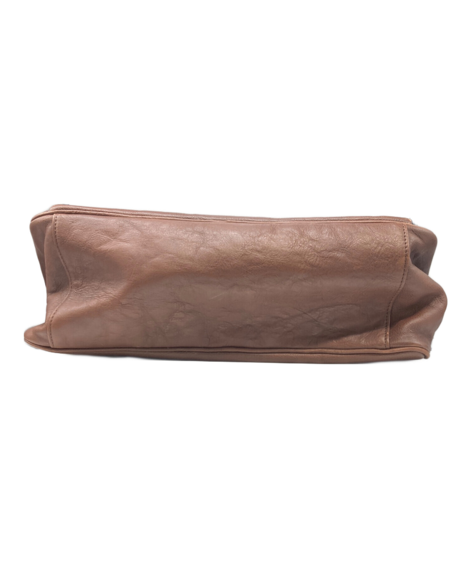 PORTER ブラウン レザー ボディバッグ　美品 中古・古着通販】PORTER (ポーター) レザーバッグ ブラウン｜ブランド