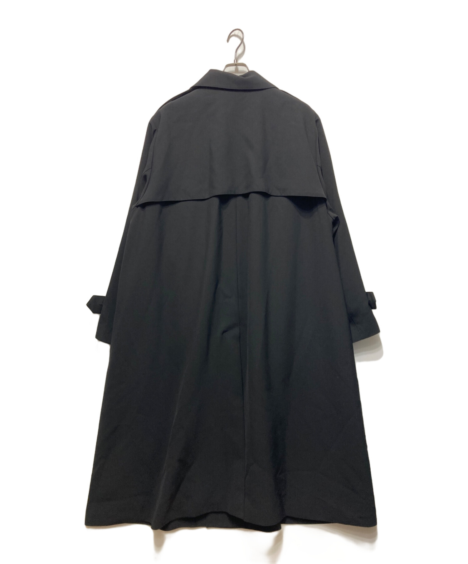 中古・古着通販】Lui's (ルイス) ワイドトレンチコート ブラック