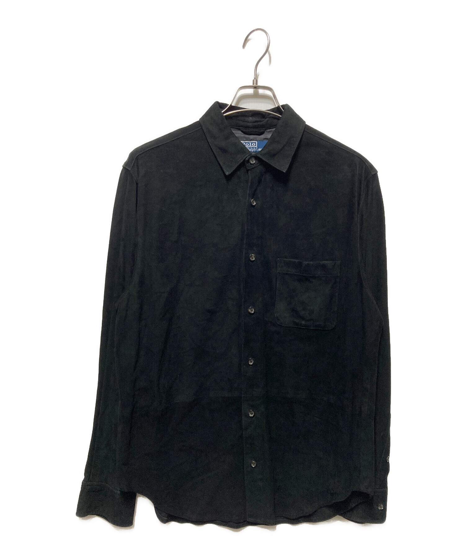 Polo Ralph Lauren スエード レザーシャツ ジャケット L 中古・古着通販】POLO RALPH LAUREN (ポロ・ラルフローレン) スエード