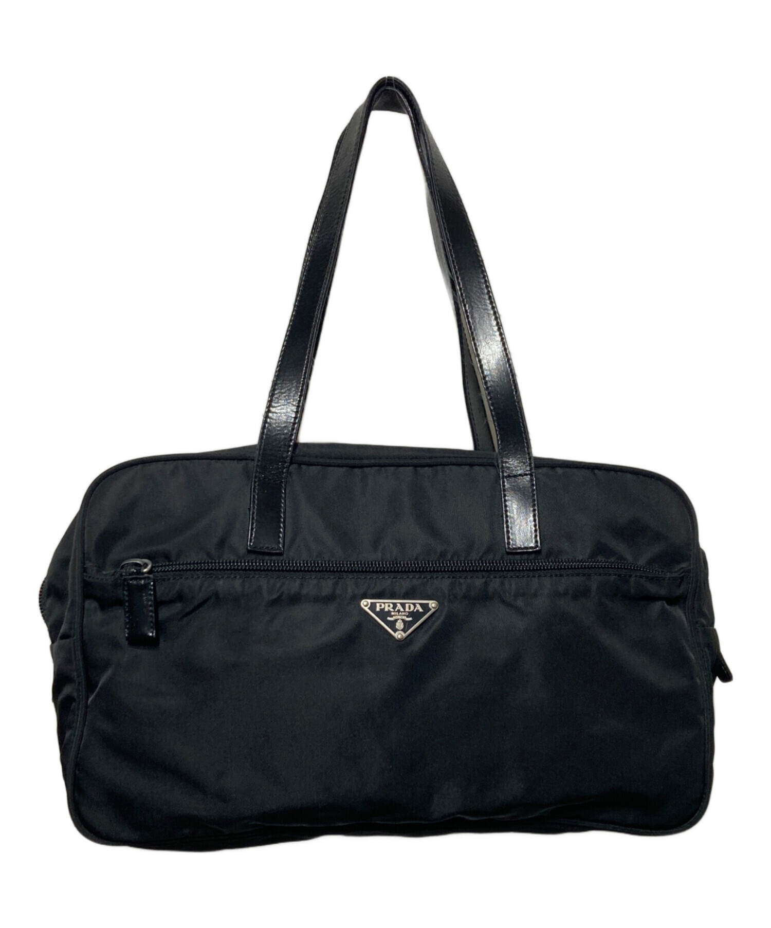 中古・古着通販】PRADA (プラダ) ナイロンハンドバッグ ブラック