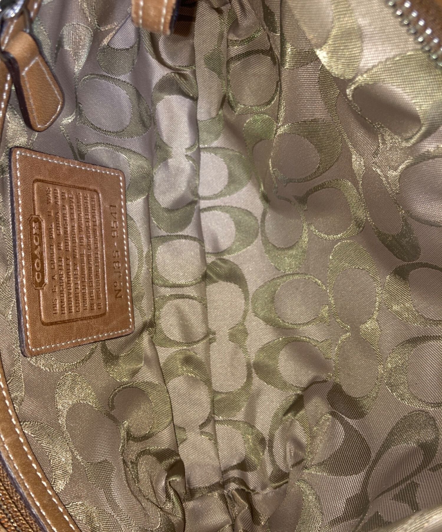 中古・古着通販】COACH (コーチ) ワンショルダーバッグ ブラウン