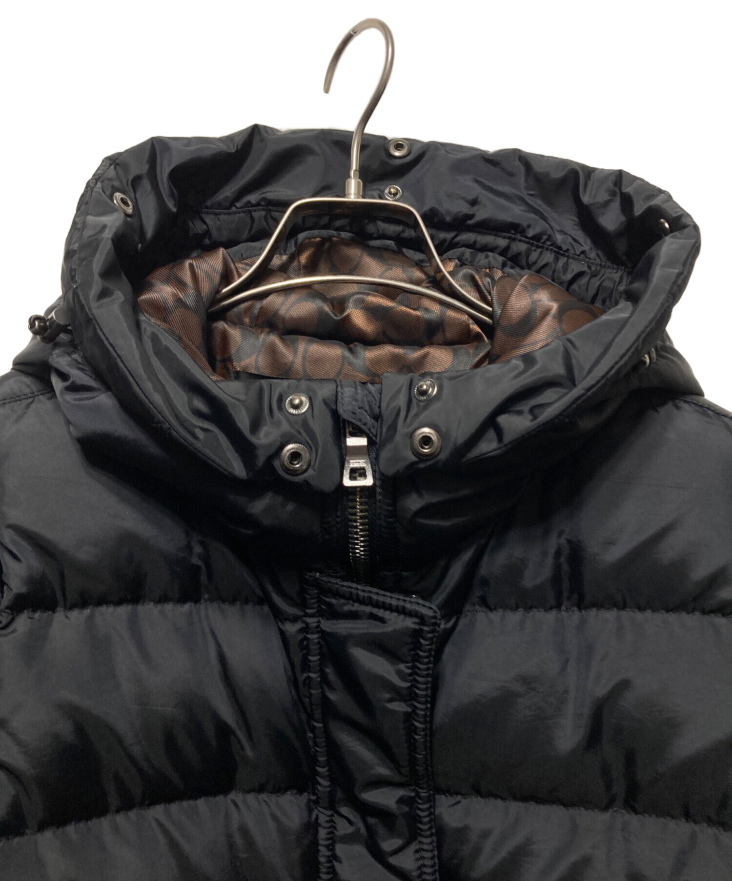 中古・古着通販】COACH (コーチ) ダウンコート ブラック サイズ:XS