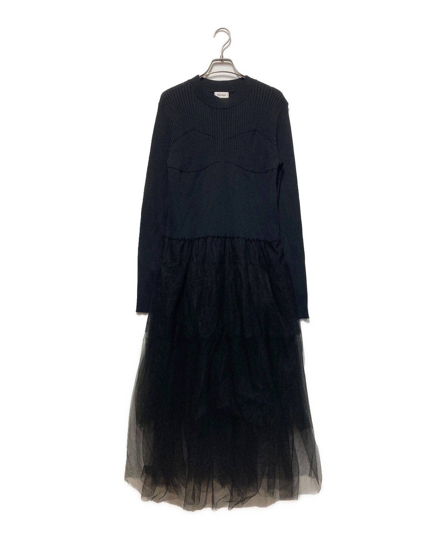 【ちーさん様】chika kisada チュールワンピース 中古・古着通販】Chika Kisada (チカ キサダ) ニットチュール