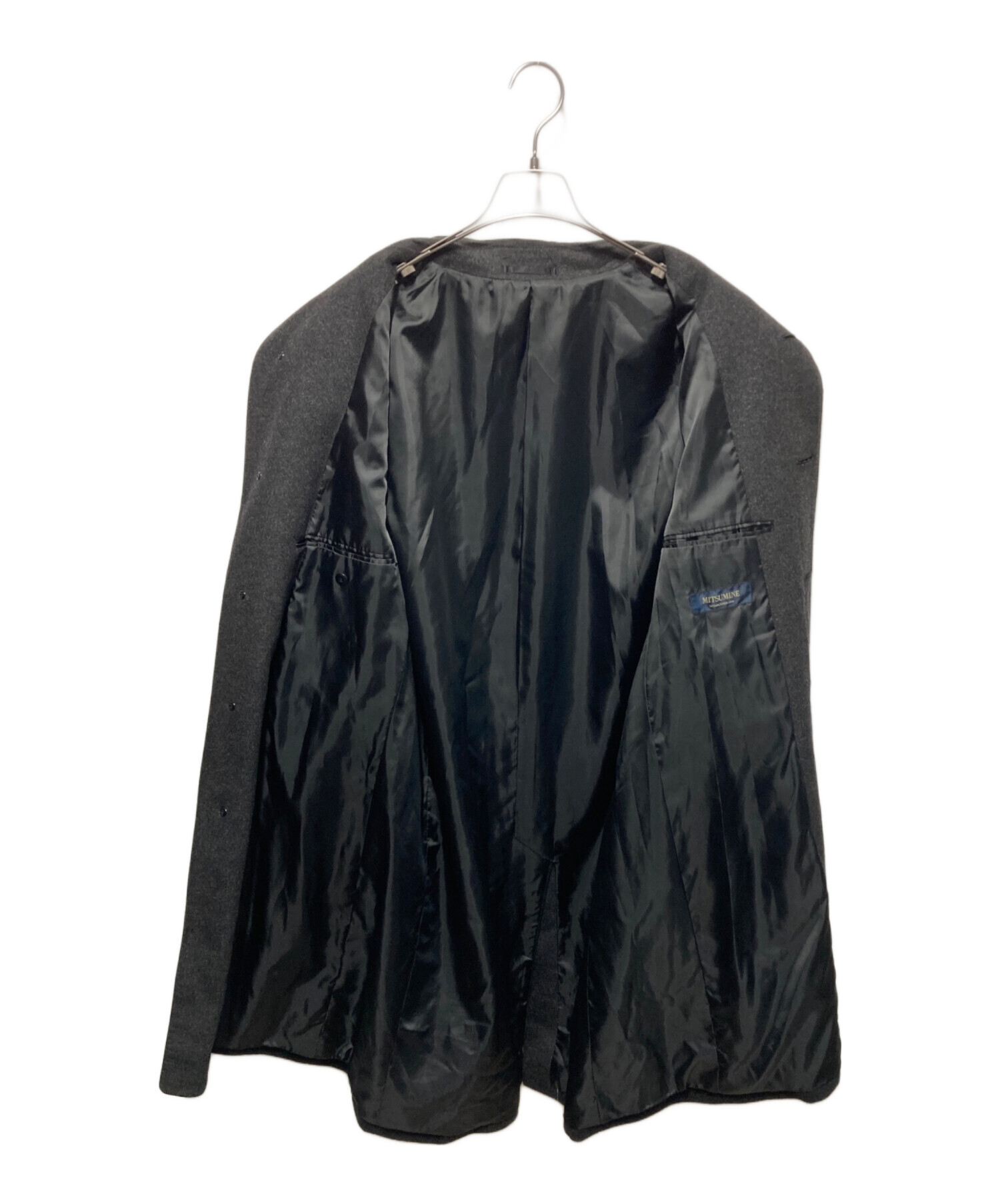 (未使用・値下げあり) Mitsumine コート 中古・古着通販】MITSUMINE (ミツミネ) カシミヤステンカラーコート