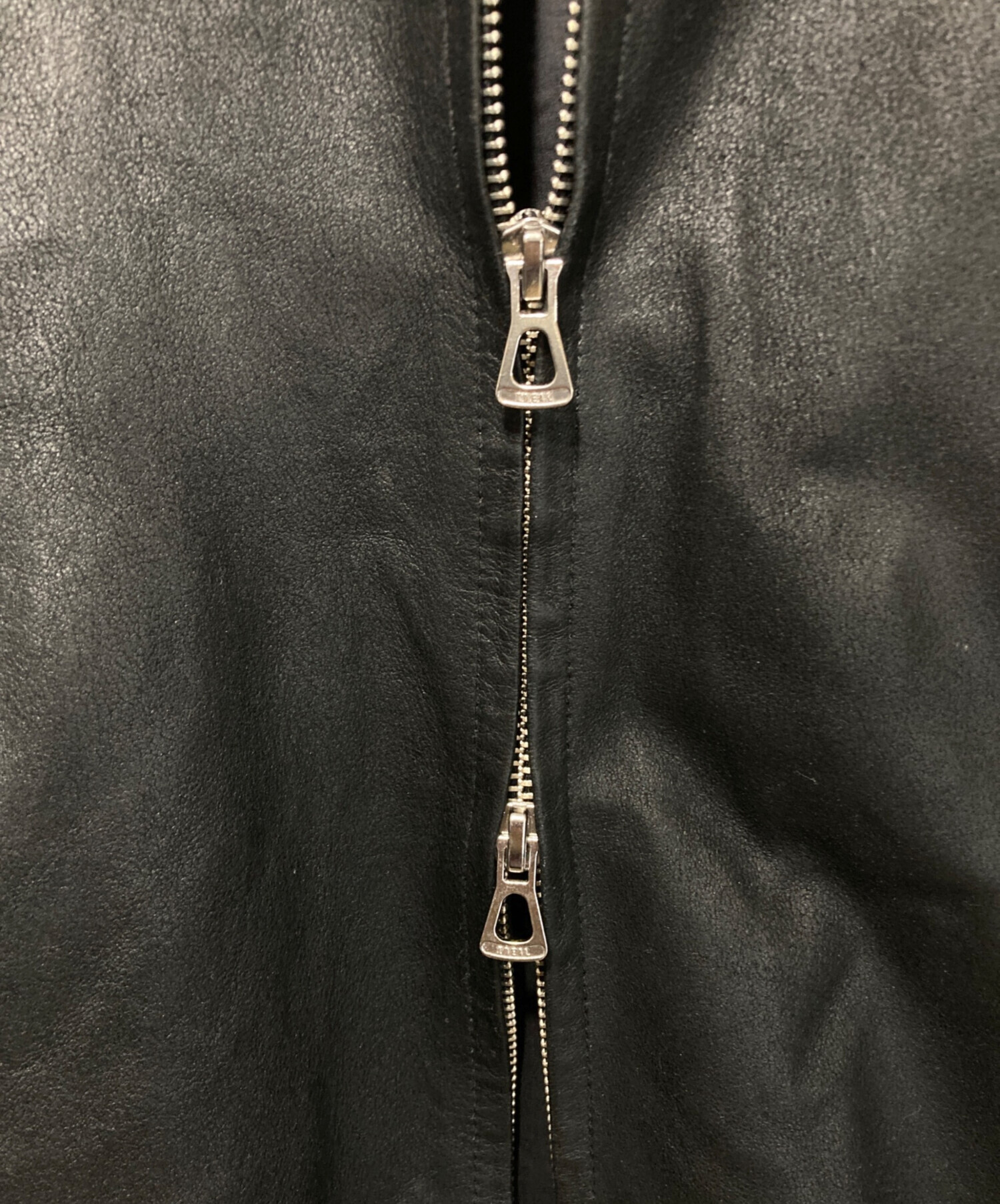 中古・古着通販】YOKE (ヨーク) LEATHER ZIP BLOUSON/レザージップ