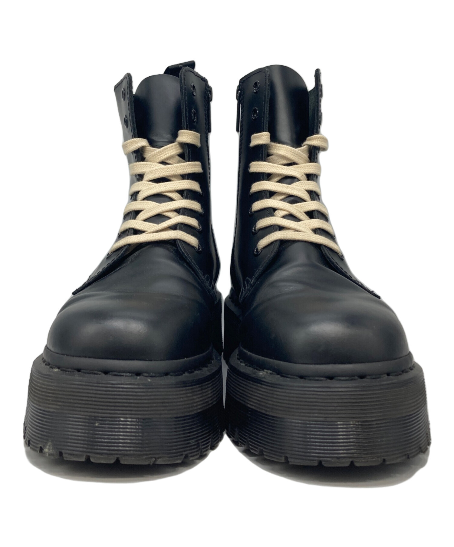 【美品】Dr.Martens ドクターマーチン 8ホールブーツ UK5 黒 タグ 中古・古着通販】Dr.Martens (ドクターマーチン) 8ホールブーツ