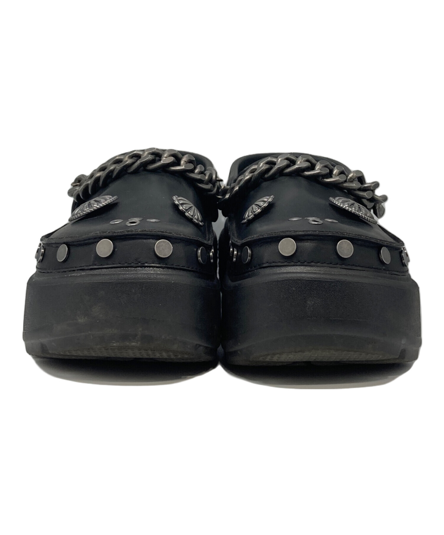 中古・古着通販】crocs (クロックス) Stomp Embellished Clog Black