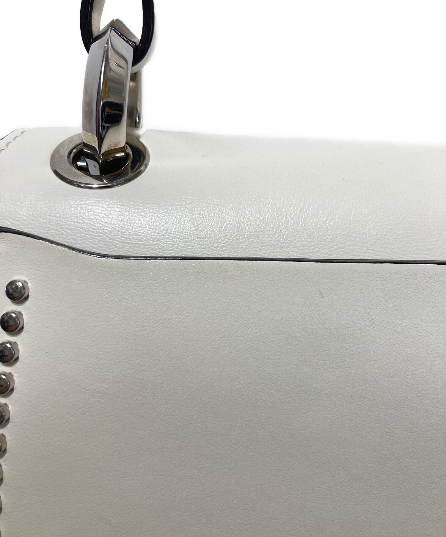 中古・古着通販】JIMMY CHOO (ジミーチュウ) スタッズロゴショルダー