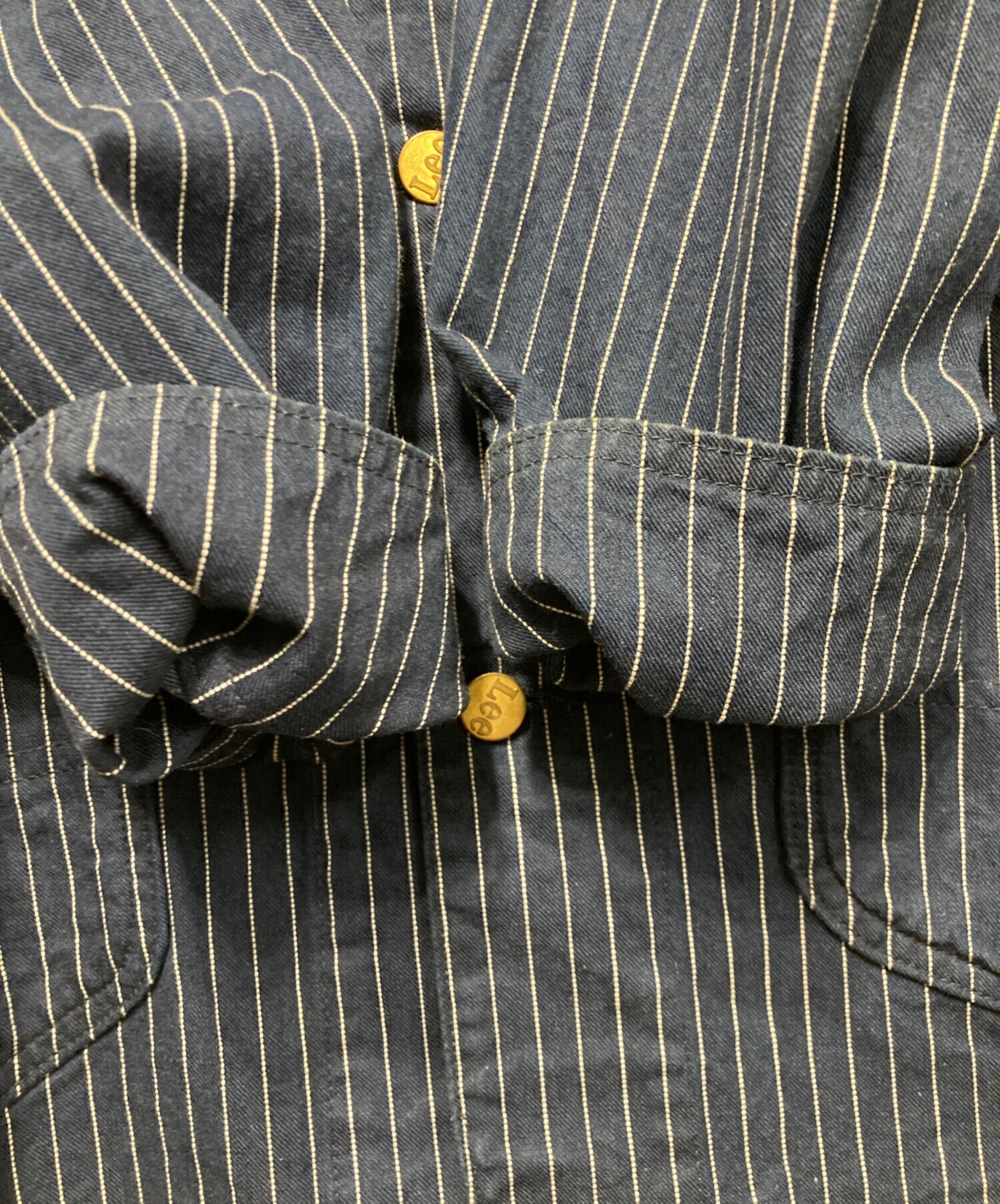 中古・古着通販】LEE (リー) カバーオール ネイビー サイズ:M