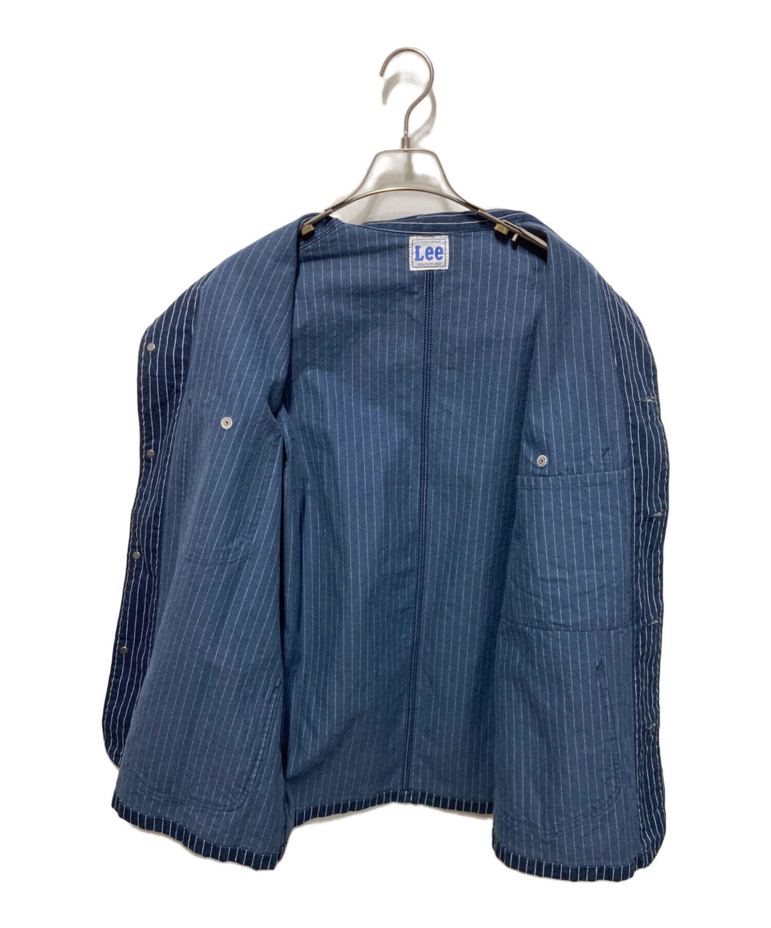 LEE ネイビー デニム カバーオール 中古・古着通販】LEE (リー) カバーオール ネイビー サイズ:M