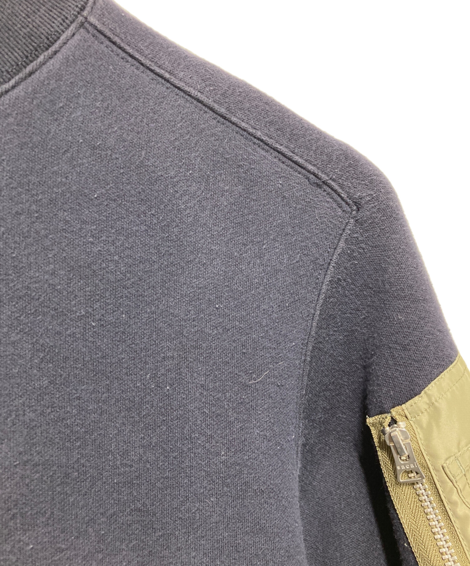 中古・古着通販】sacai (サカイ) Sponge Sweat x Nylon Twill Pullover