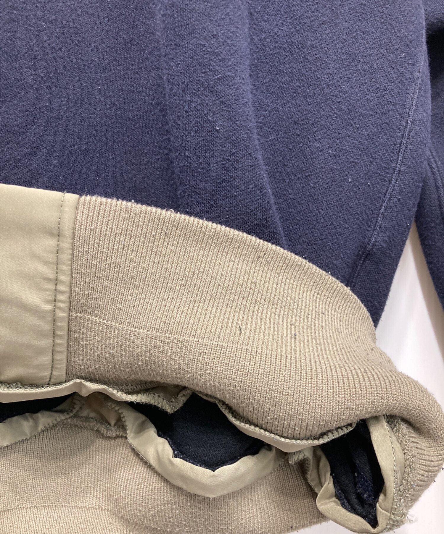 中古・古着通販】sacai (サカイ) Sponge Sweat x Nylon Twill Pullover