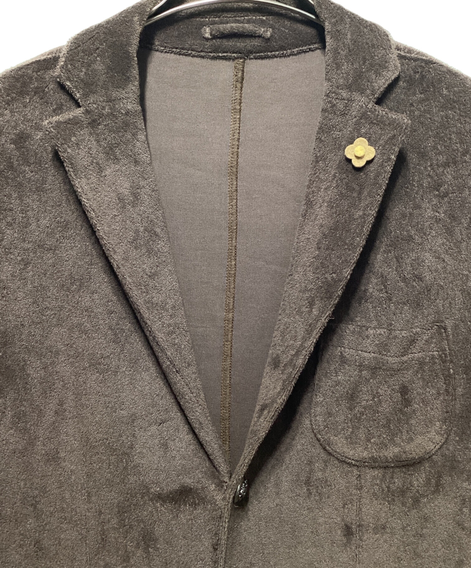 中古・古着通販】LARDINI (ラルディーニ) パイルテーラードジャケット