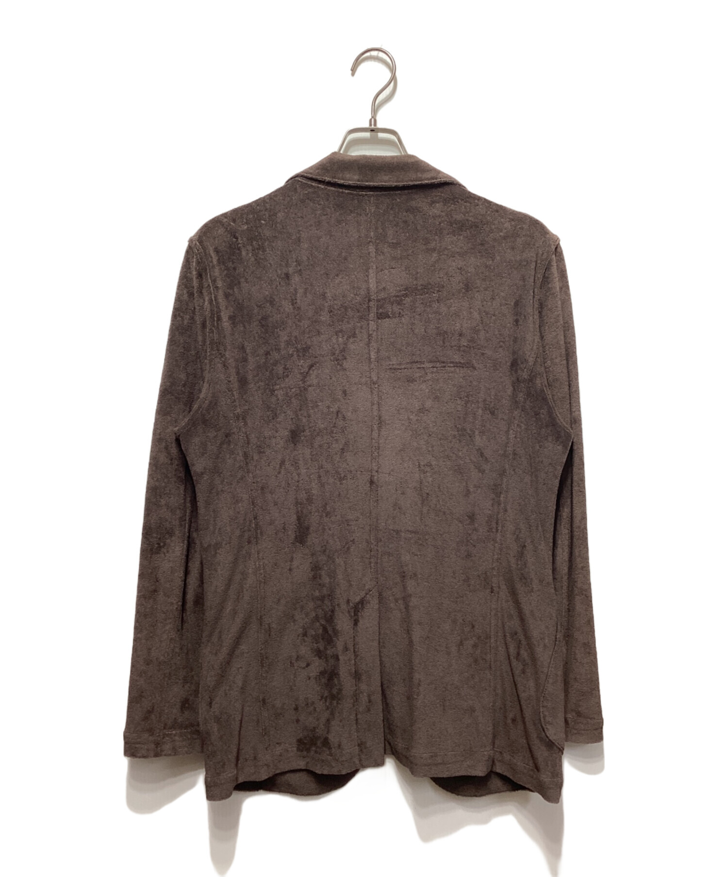 近年モデル LARDINI　ブラウン テーラードジャケット ウール100% M 中古・古着通販】LARDINI (ラルディーニ) パイルテーラードジャケット