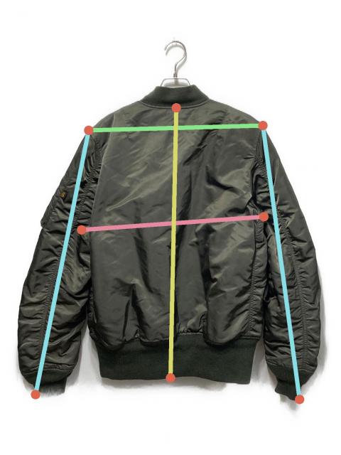 中古・古着通販】ALPHA (アルファ) MA-1フライトジャケット カーキ
