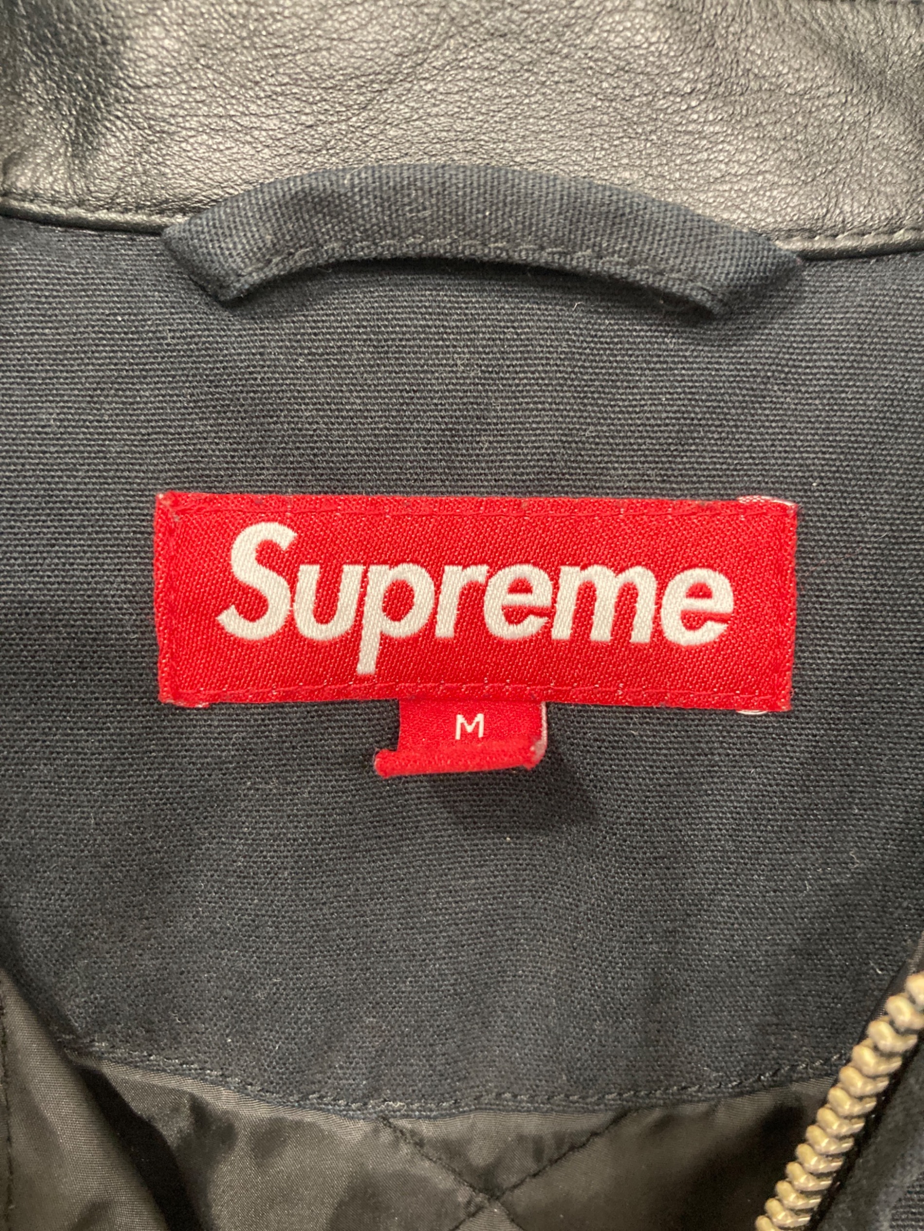 supreme utility jacket Mサイズ 中古・古着通販】SUPREME (シュプリーム) 23AW Leather Collar Utility