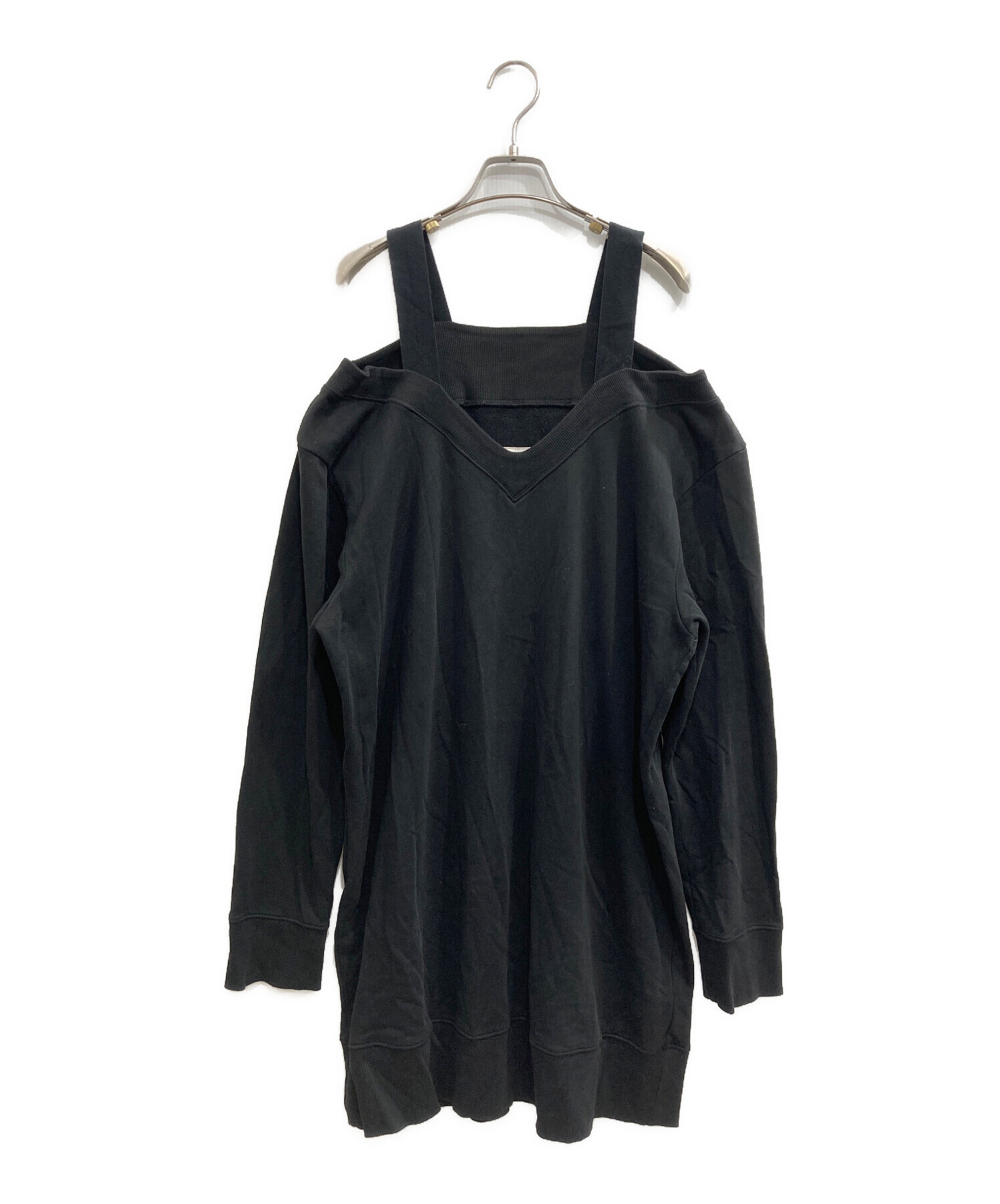 Maison Margiela メゾンマルタンマルジェラ 1 レイヤードカットソー XSサイズ ブラック レディース 古着 中古 USED Maison Margiela メゾンマルタンマルジェラ 1 レイヤードカットソー XS