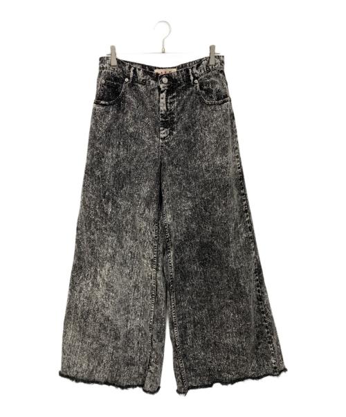 メンズ MARNI マルニ ワイドレッグデニムパンツ ホワイト
