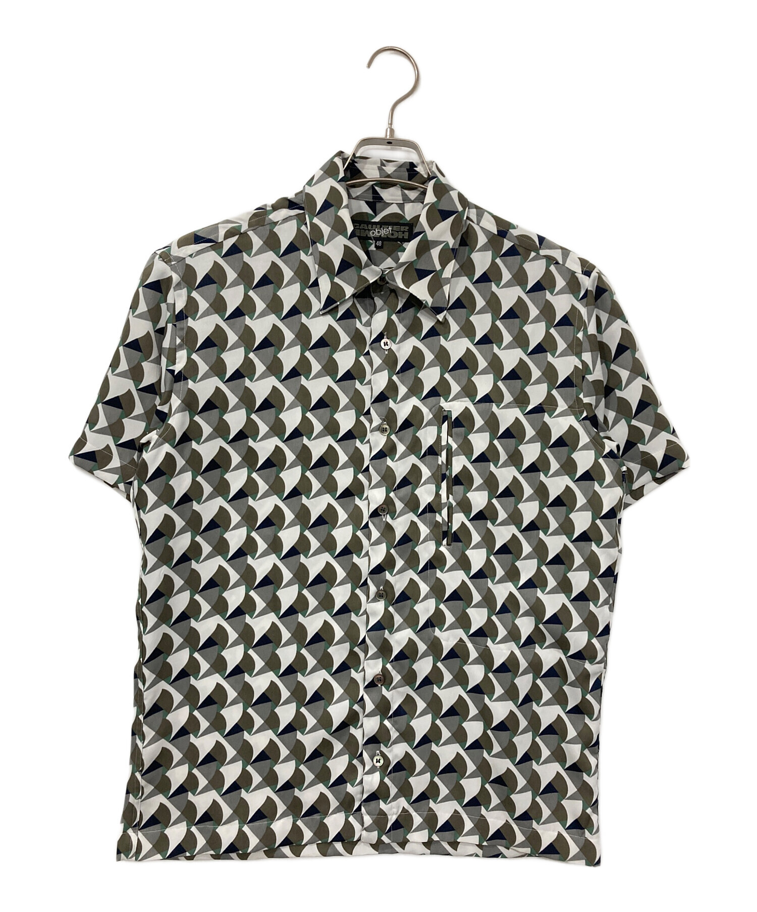 アーカイブ GAULTIER HOMME object 総柄 レーヨンシャツ 中古・古着通販】GAULTIER HOMME objet (ゴルチエオムオブジェット) 総