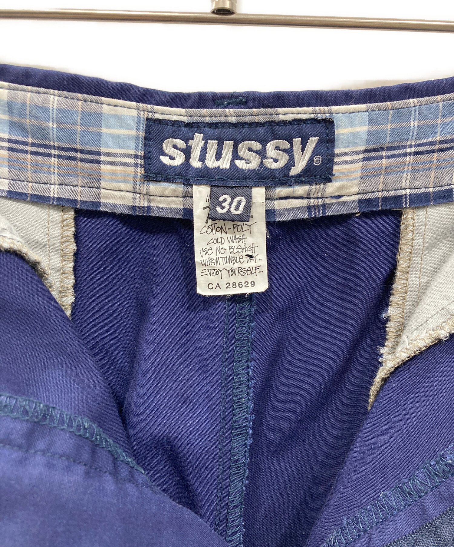 中古・古着通販】stussy (ステューシー) ハーフパンツ ネイビー サイズ 