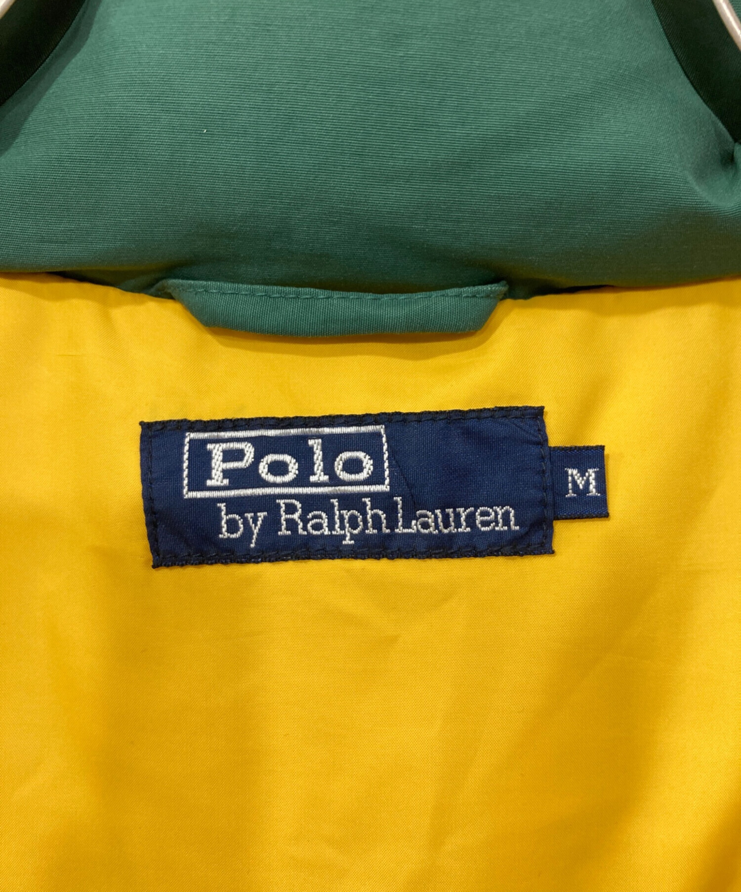 【激レア】ポロバイラルフローレン　ダウンベスト　レーシング　ドイツ　トリコロール 中古・古着通販】POLO RALPH LAUREN (ポロ・ラルフローレン) レザー