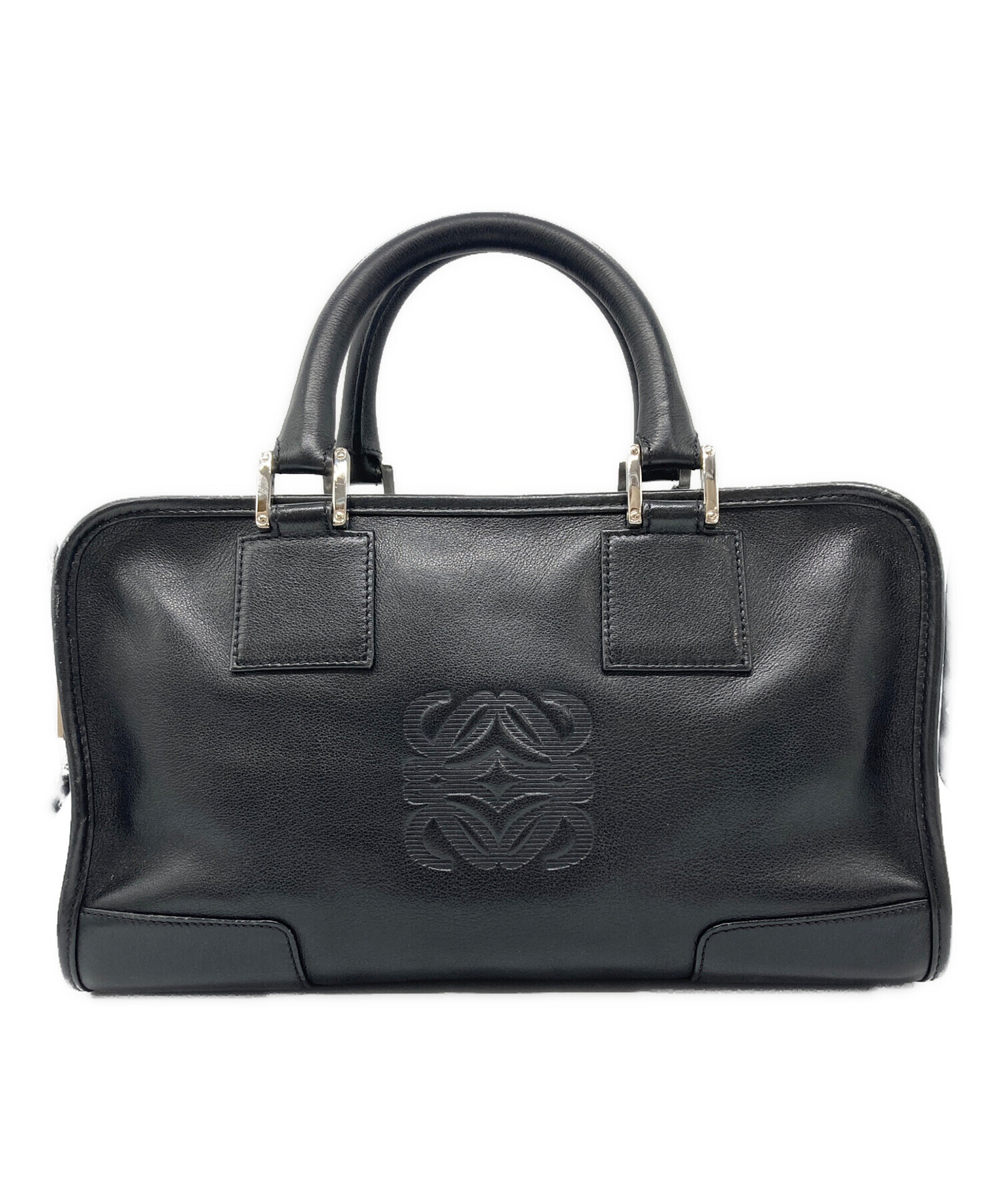 中古・古着通販】LOEWE (ロエベ) アマソナ28/ハンドバッグ ブラック