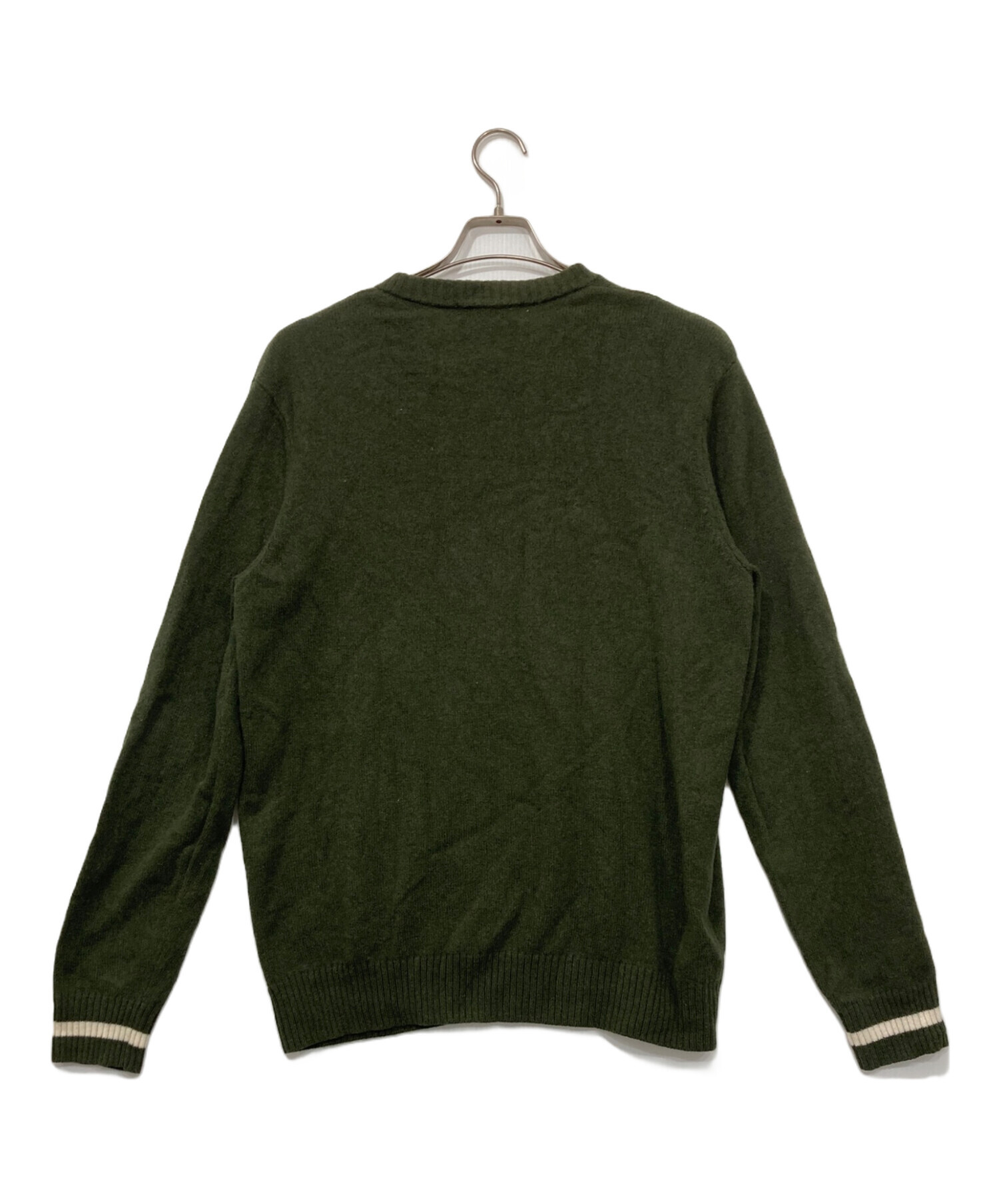 超希少FRED PERRY ウールセーター M グリーン 中古・古着通販】FRED PERRY (フレッドペリー) ウールニット グリーン