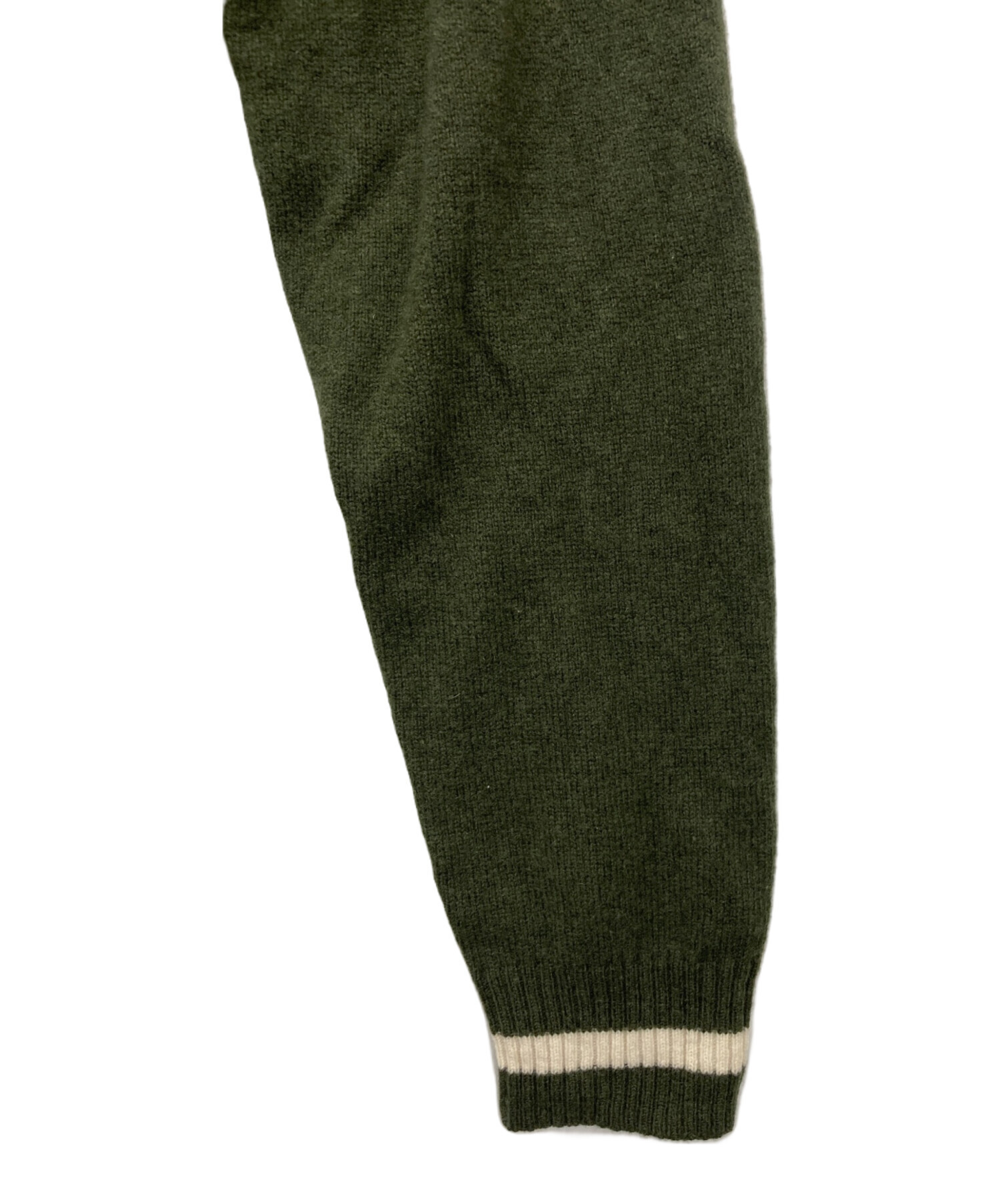 中古・古着通販】FRED PERRY (フレッドペリー) ウールニット グリーン