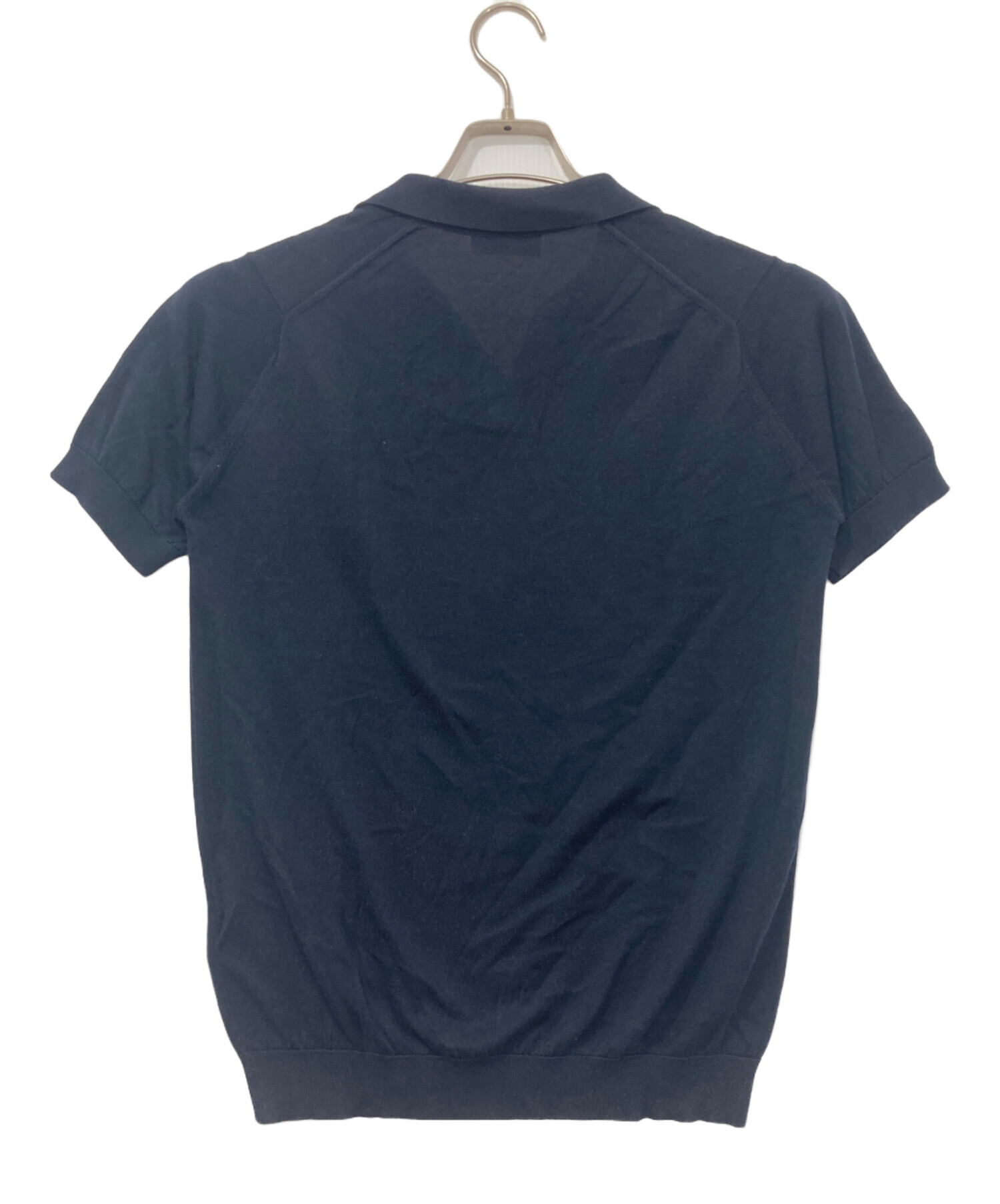 JOHN SMEDLEY ジョンスメドレー コットンニット ポロシャツ Navy