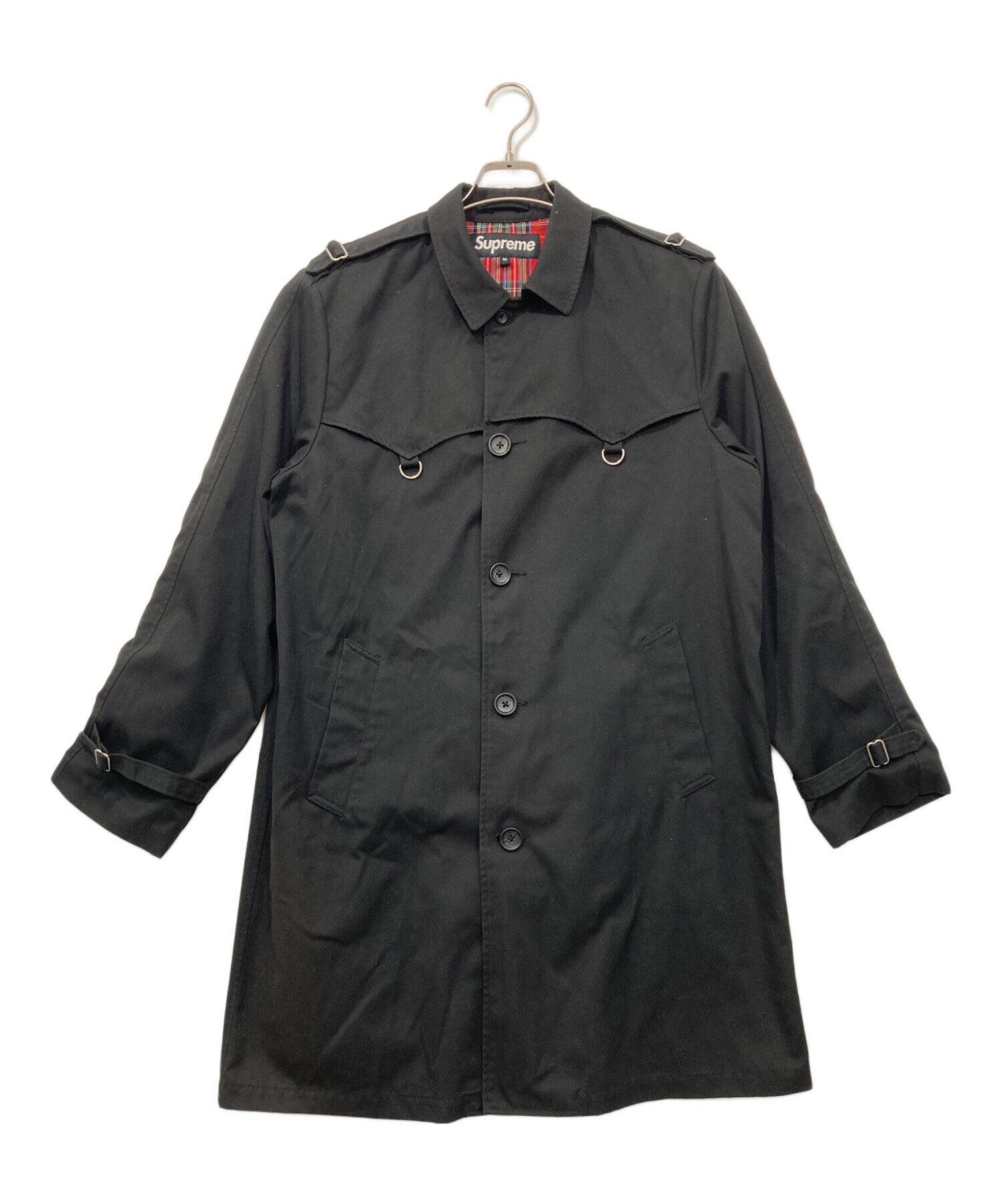 中古・古着通販】SUPREME (シュプリーム) D-Ring Trench Coat ブラック 