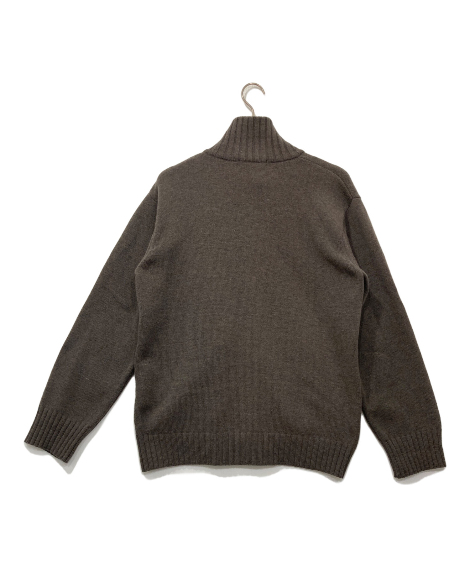 イッセイミヤケ/me ダークブラウン クレープ素材 カーディガン 中古・古着通販】ISSEY MIYAKE MEN (イッセイミヤケメン) スタンド
