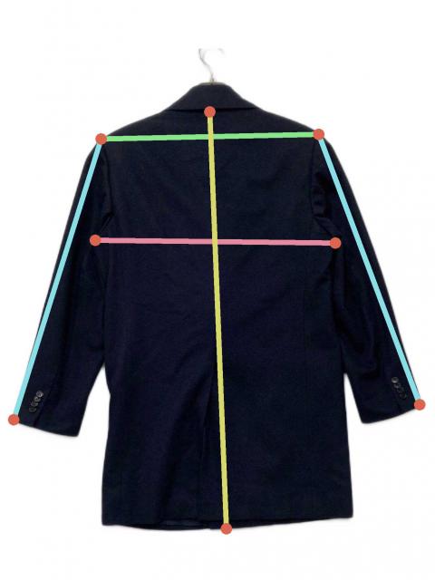 中古・古着通販】kiton (キートン) ダブルブレストカシミヤコート