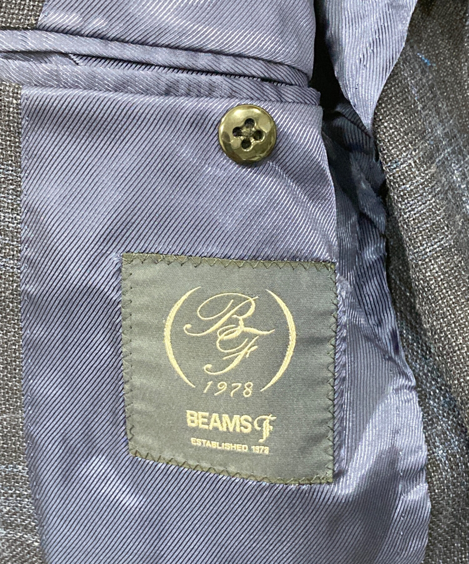 中古・古着通販】BEAMS F (ビームスエフ) シャドウチェックジャケット