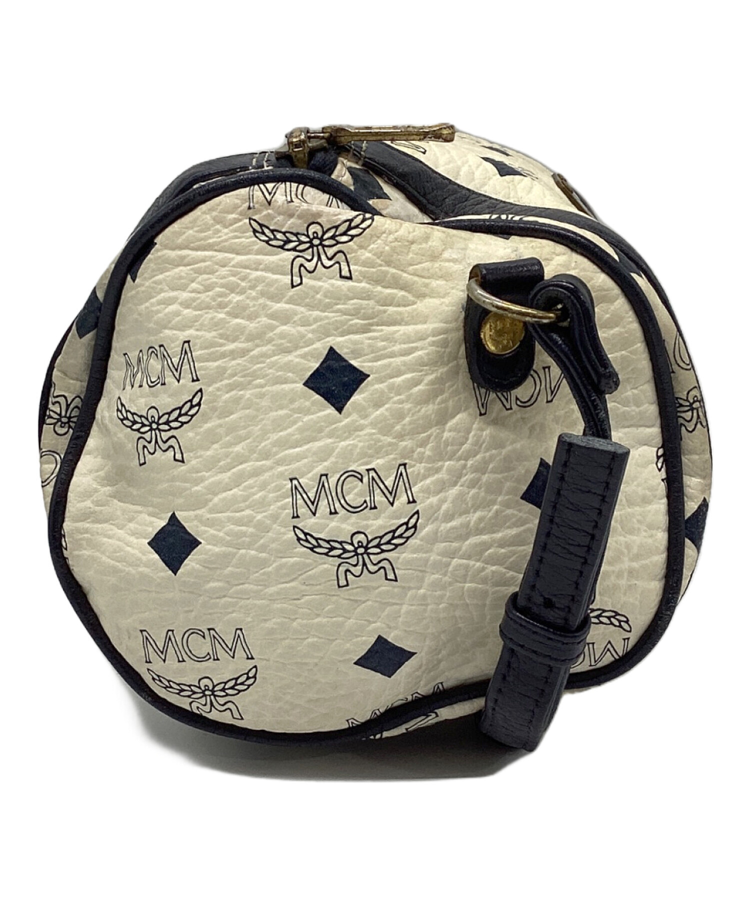 中古・古着通販】MCM (エムシーエム) ショルダーバッグ ホワイト 