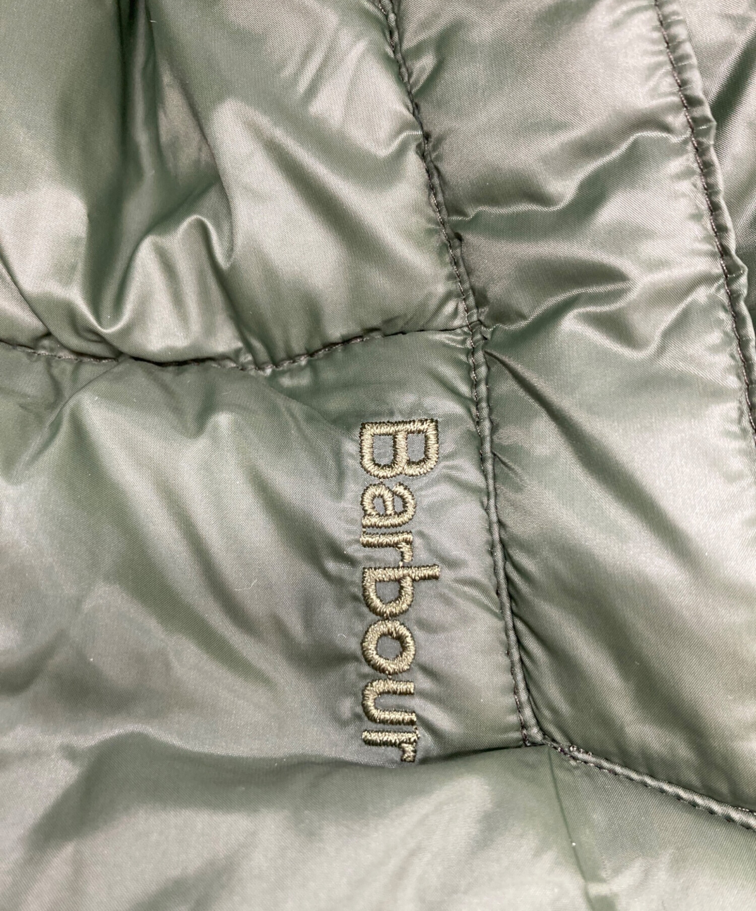 中古・古着通販】Barbour (バブアー) ダウンコート オリーブ サイズ