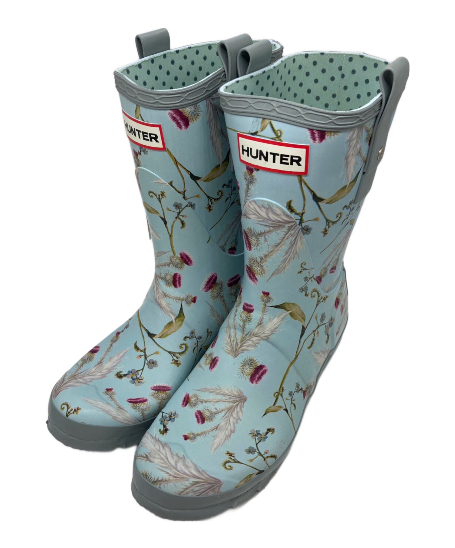 中古・古着通販】HUNTER (ハンター) RHS コラボレインブーツ ブルー