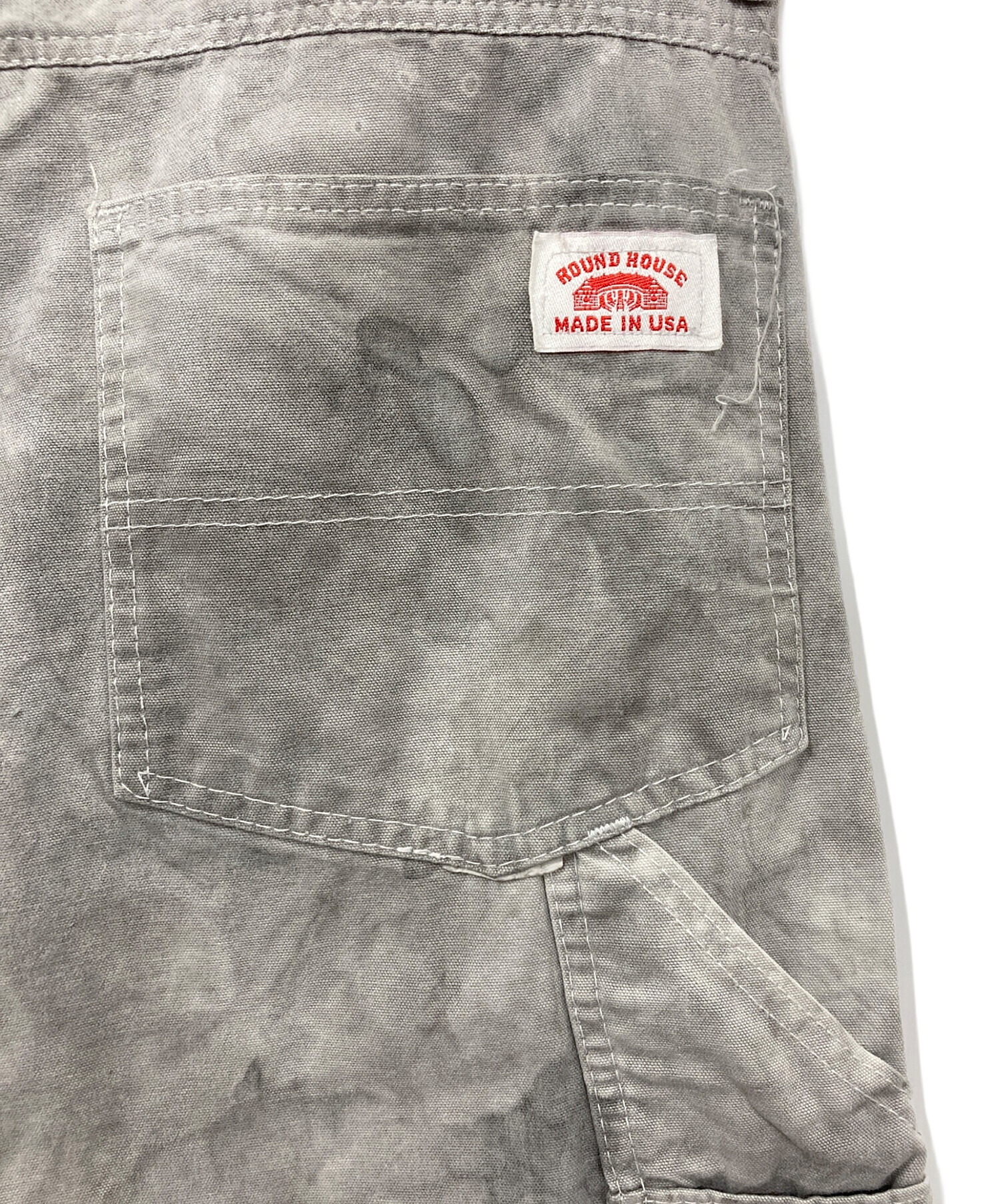 ROUND HOUSE USA製ダブルニーペインターパンツ 新品、未使用品 ROUND HOUSE（ラウンドハウス） MADE IN USA ダブルニーペインター